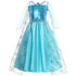Girl Elsa Anna Dress Princess Costume Snow Queen Dress Baby Halloween Ariel Carnival Clothes Kids Cosplay Clothes Party Clothing SHOPEZRA L.L.C.