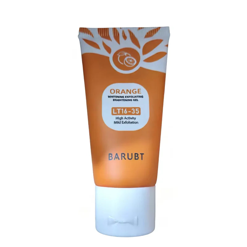 50g Orange Exfoliating Gel For Facial Body Gentle Orange Facial Scrub Body Cleansing Gel Dead Skin Remover Scrub Skin Cleaning