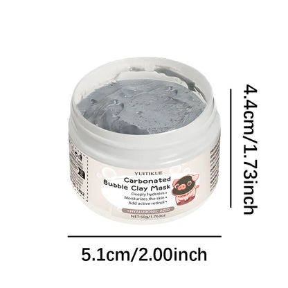 Carbonated Bubble Clay Mask - Contains clay extract, collagen, hyaluronic acid, retinol, moisturizing and oil control, cleansing
