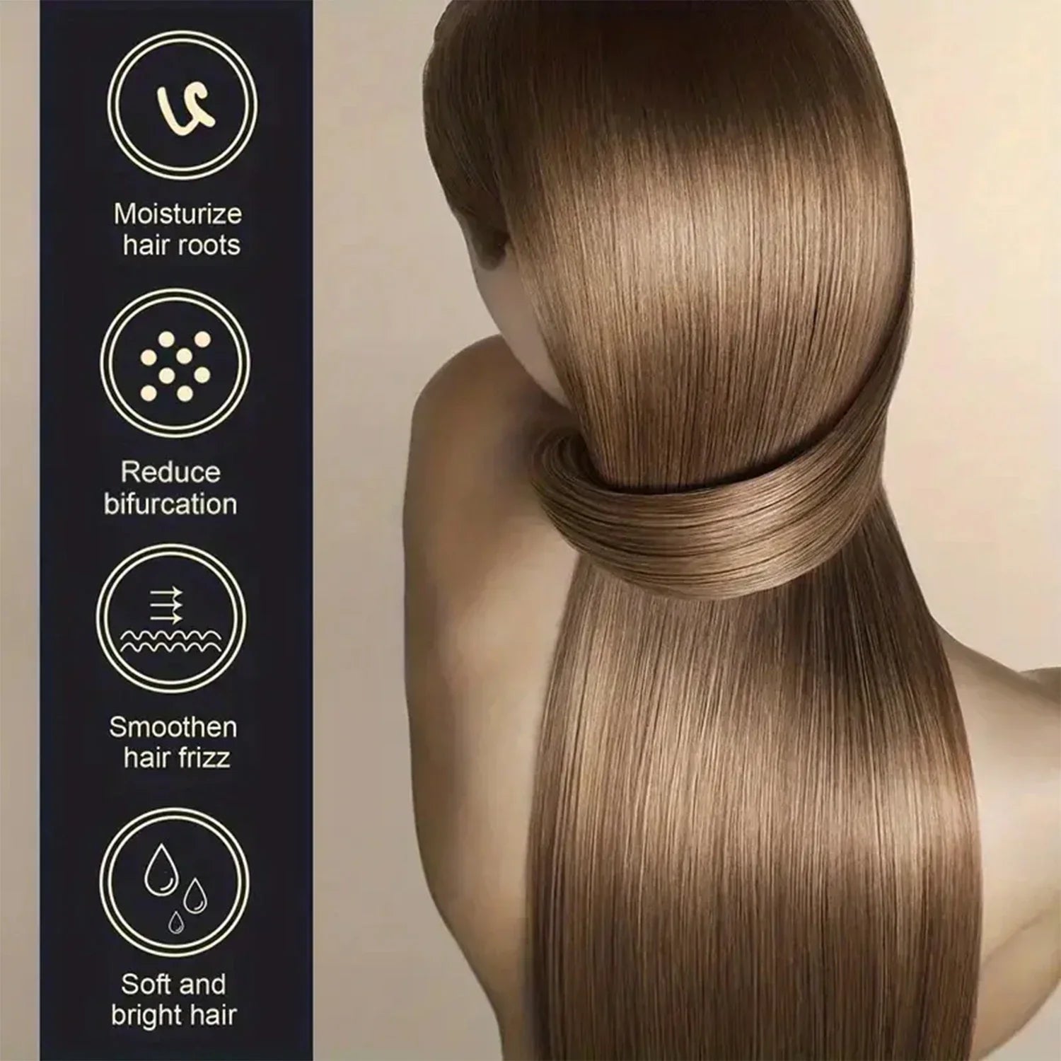 Keratin Leave-In Conditioner with Biotin &amp; Collagen - Repairs Damaged Hair for Deep Moisture, Softness &amp; Shine, Hair Treatment.