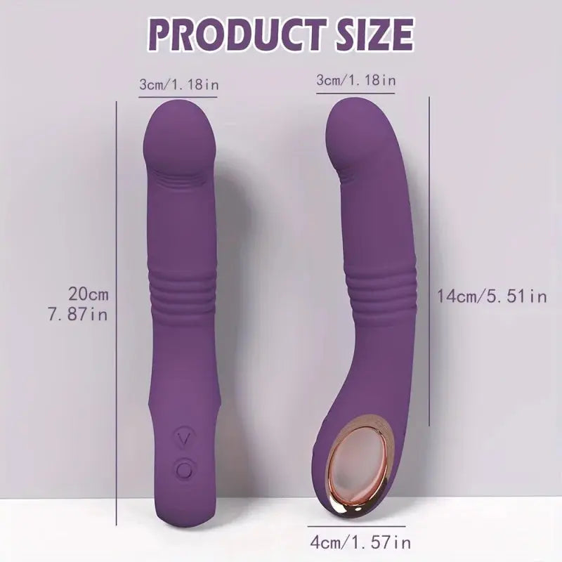 Impact dildo vibrator sex toy2Combination1Adult Female Toys，with10Various thrust and vibration modes SHOPEZRA L.L.C.