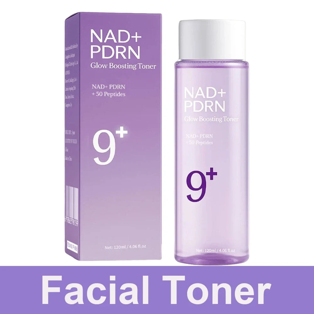 9+ NAD+ PDRN Lifting-sil Essence for Women Firming, Fade Fine Lines NAD+ Serum&amp; Toner for Brightening Skin 50ML