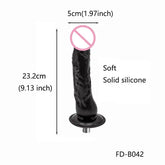 Lifelike Dildo Attachment for Sex Machine with 3 XLR Connector G Spot Sex Toys for Women Masturbation SHOPEZRA L.L.C.