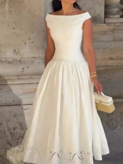 Trendy Minimalist Dress Romantic Stylish Vintage Dresses Women Bridesmaid Party Modest Street Summer Outfits by Dropshipman