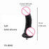Lifelike Dildo Attachment for Sex Machine with 3 XLR Connector G Spot Sex Toys for Women Masturbation SHOPEZRA L.L.C.