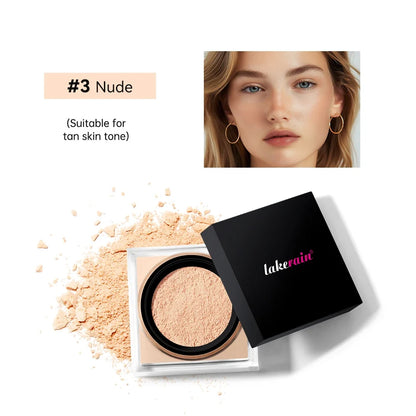 Waterproof Loose Baking&amp;Setting Powder Long Lasting Oil Control Matte Setting Powder Natural Brightening Face Cosmetics