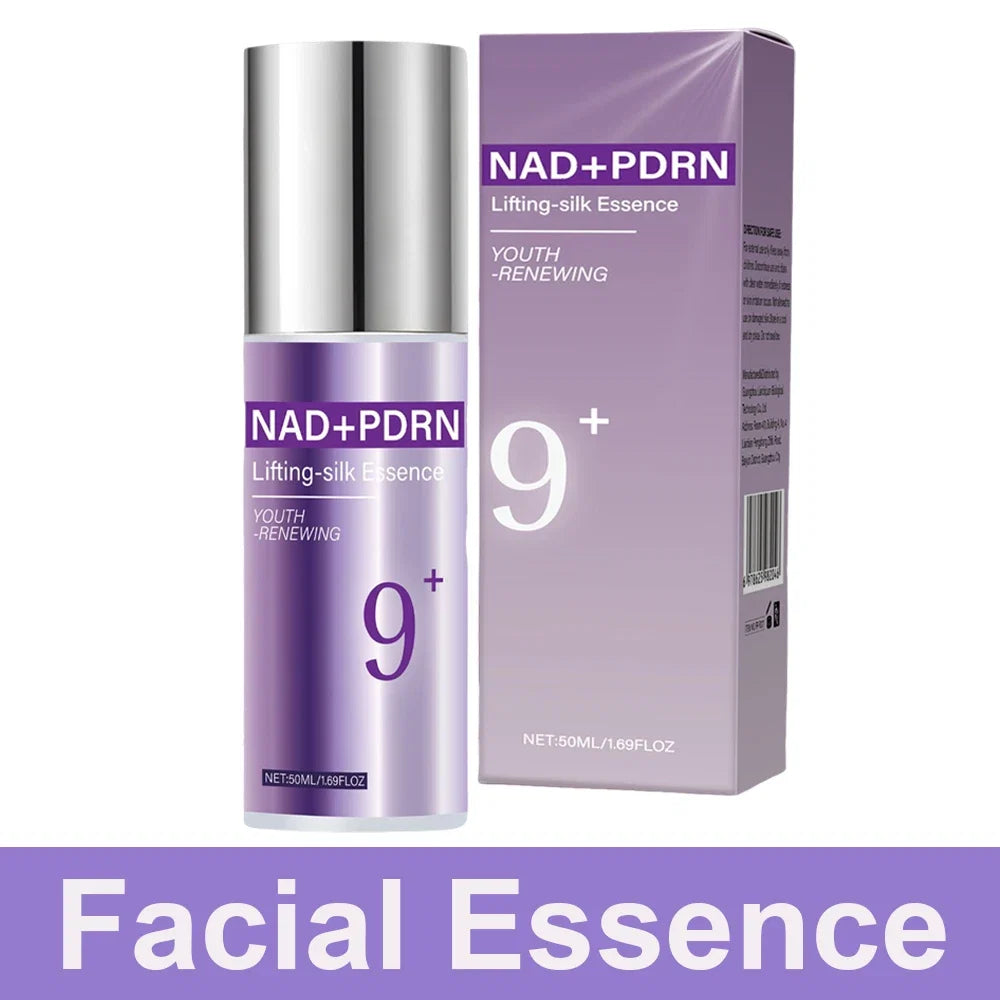 9+ NAD+ PDRN Lifting-sil Essence for Women Firming, Fade Fine Lines NAD+ Serum&amp; Toner for Brightening Skin 50ML