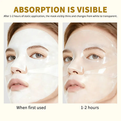 Overnight Collagen Face Mask Wrapping For Anti-Aging Skin Care Mask Moisturizes Skin To Make Wrinkles Less Noticeable Bright