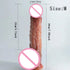Realistic Dildo for Women Skin Sliding Foreskin Testicles Dildos Anal Vaginal Stimulation Strapon Penis Sex Toys for Female 18+ SHOPEZRA L.L.C.