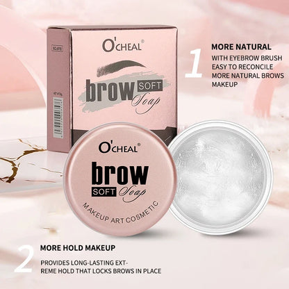 Eyebrow Styling Gel 3D Feathery Wild Brow Wax Waterproof Long Lasting Easy To Wear Shaping Eyebrows Makeup Sculpt Soap Cosmetics
