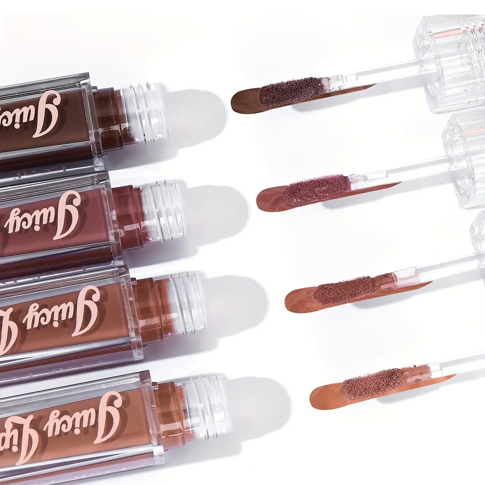 Hydrating Crystal Lip Oil - Plumping &amp; Moisturizing Gloss with Tinted Shades for All Skin Types