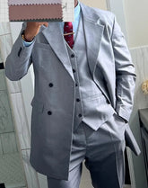 Suits for Men Slim Fit 3 Pieces Male Suit Jacket Vest with Pants Wedding Tuxedo SHOPEZRA L.L.C.