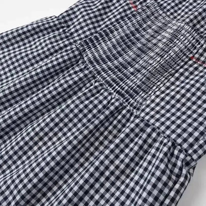 HXAO Embroidery Plaid Long Dresses Women Sleeveless Slip Midi Dress Woman Pleated Backless Beach Dress Vintage Summer Dress by Dropshipman