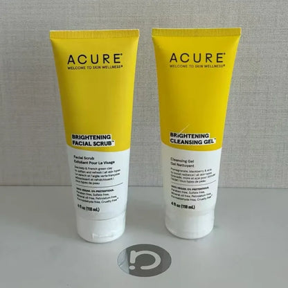 ACURE Exfoliating Blackheads Facial Pore Cleaning Green Mud Seaweed Scrub Facial Cleanser Skin Care Products