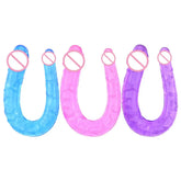 Double Ended Dildo Realistic Flexible Jelly Anal Plug G Spot Stimulation Massager for Women Adult Insertable SHOPEZRA L.L.C.