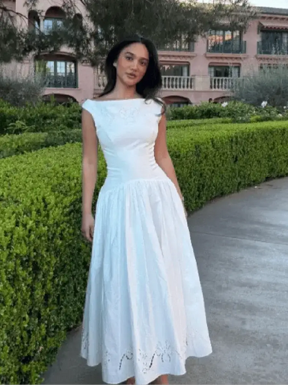 Trendy Minimalist Dress Romantic Stylish Vintage Dresses Women Bridesmaid Party Modest Street Summer Outfits by Dropshipman
