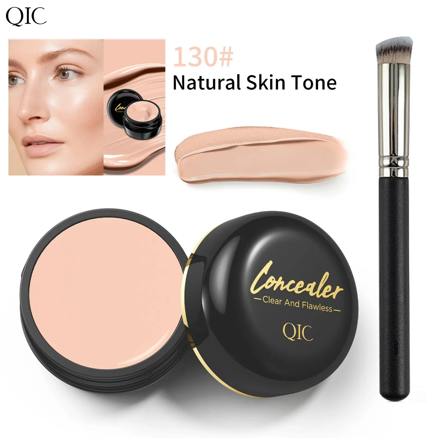 Hydrating Eye Brightening Concealer&amp;Contour Cream-Full Coverage,Long Lasting,Correcting Eye Concealer for a Perfect Look Makeup