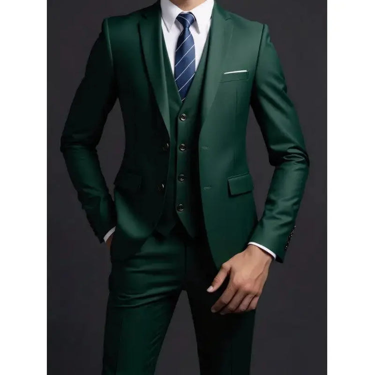 Suit (Blazer+ Vest + Trousers) Men&
