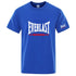 EVERLAST Boxing Logo Graphic T-Shirt Men Black Crew Neck Short Sleeve Casual Sports Training Streetwear Top SHOPEZRA L.L.C.