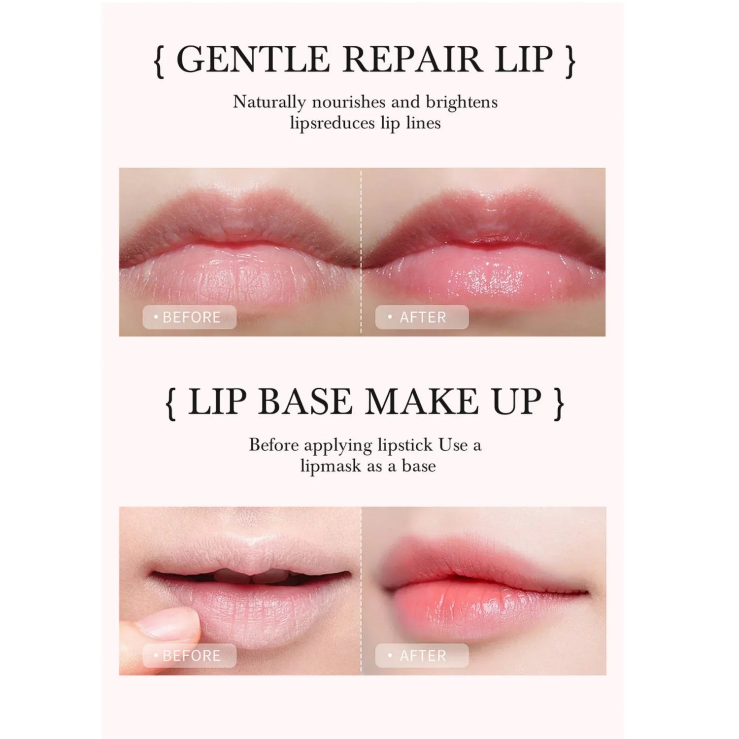 HANDAIYAN 2-in-1 Lip Exfoliator &amp; Moisturizer Sugar Scrub Lip Repair Mask Lipbalm Double Lip Care Effected Lip Scrub Balm