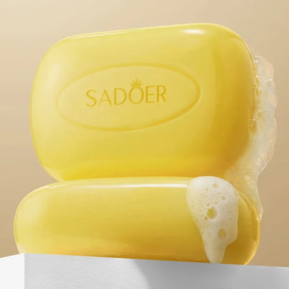 1/2pcs SADOER Sulfur Mite Removing Facial Soap Universal Handmade Soap for Body Face Wash Foam Moisturizing Facial Cleanser