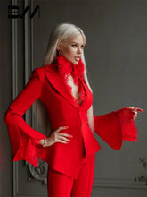 Romantic Lace Women Pant Suits Spring Summer Office Suit Formal Elegant Business Suits Wedding Tuxedo Blazer Customized Suits SHOPEZRA L.L.C.