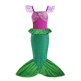 Girl Elsa Anna Dress Princess Costume Snow Queen Dress Baby Halloween Ariel Carnival Clothes Kids Cosplay Clothes Party Clothing SHOPEZRA L.L.C.