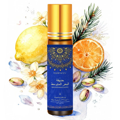 8PC/1PC 10ml Roller Essential Oils Eid al-Fitr Gift Perfume Oil Skincare Face Oil Bodycare Humidifier Six Long Lasting Scents