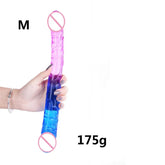 Double Ended Realistic Dildo Flexible Dildos Long Dong for Double Sided Anal Play G-spot Stimulator Sex Toys for Women Couple SHOPEZRA L.L.C.