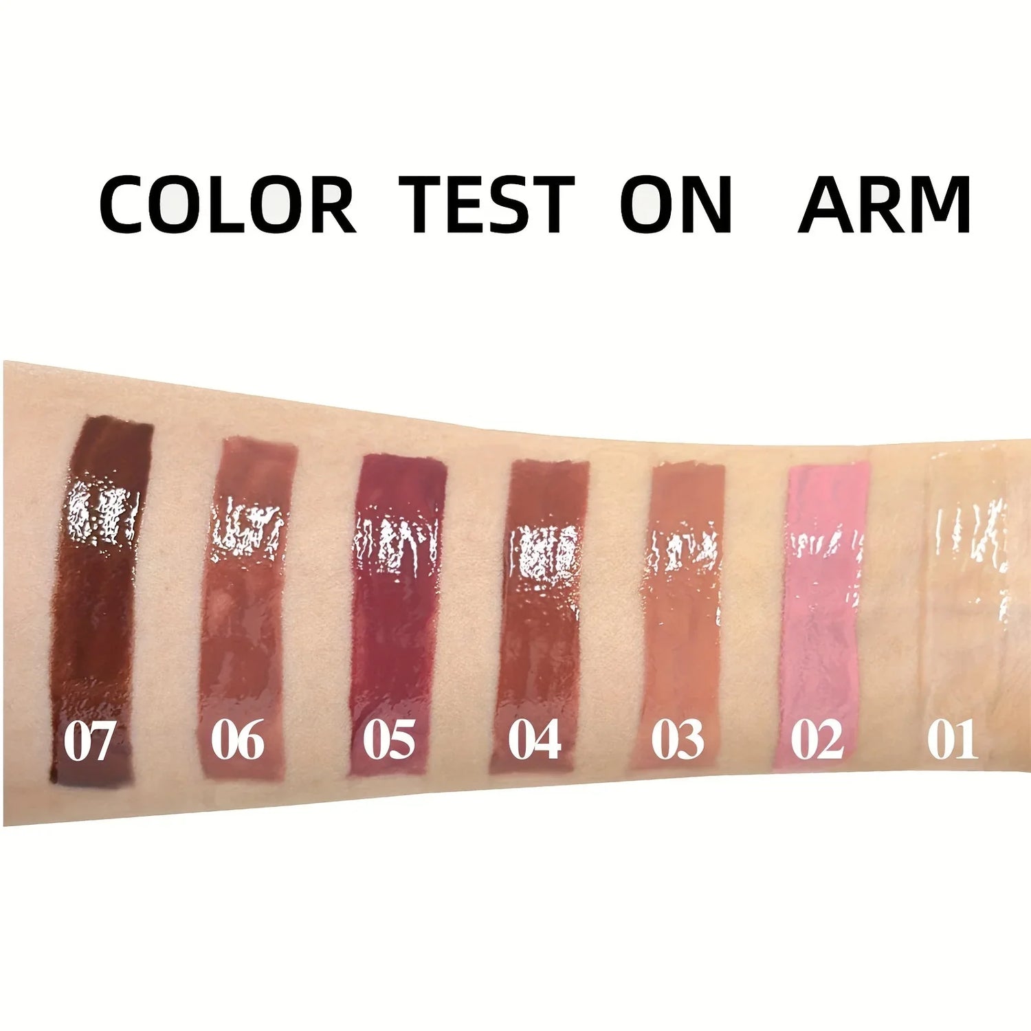 Hydrating Crystal Lip Oil - Plumping &amp; Moisturizing Gloss with Tinted Shades for All Skin Types