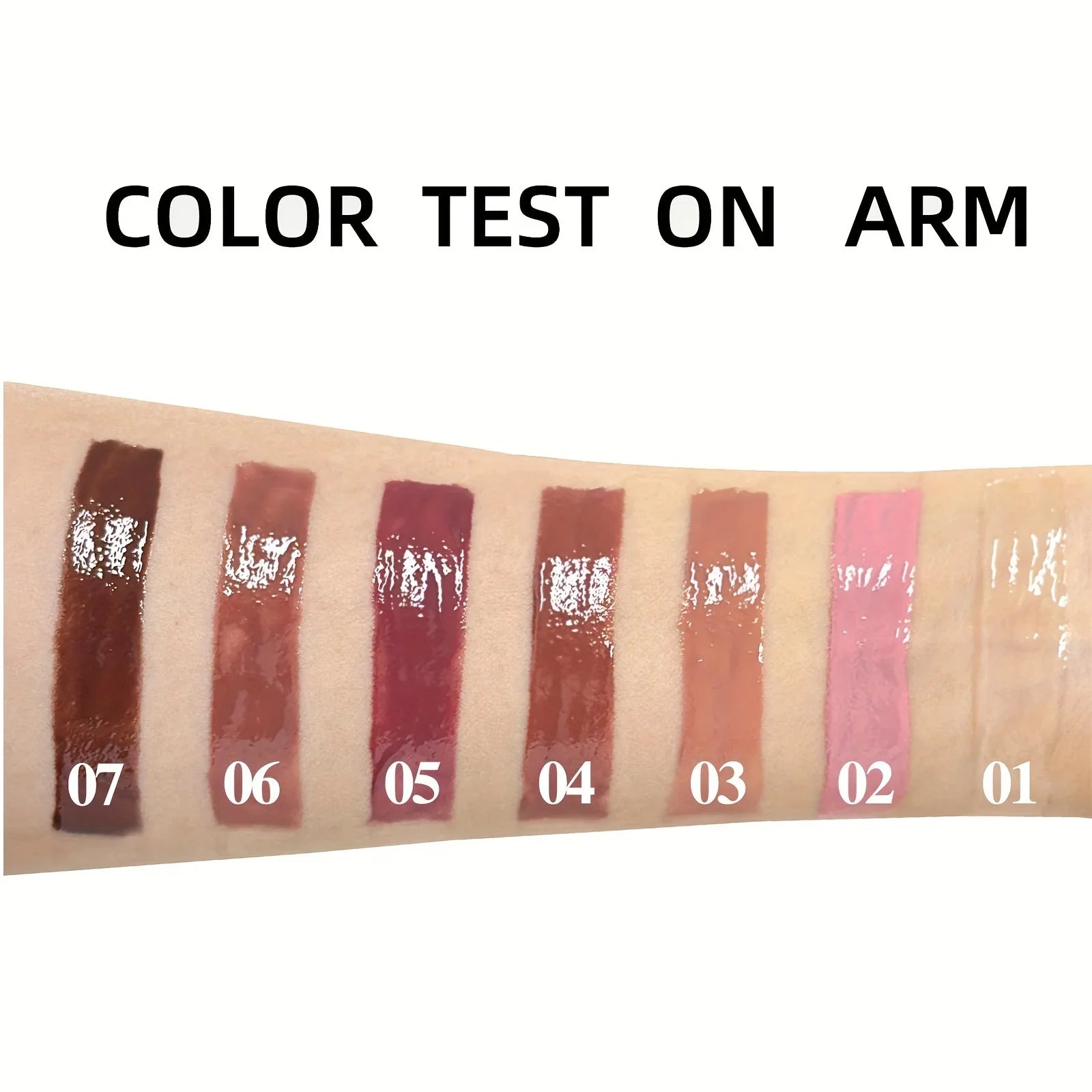 Hydrating Crystal Lip Oil - Plumping &amp; Moisturizing Gloss with Tinted Shades for All Skin Types