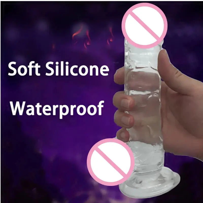 New Skin feeling Realistic Big Dildo Flexible Penis Dick With Suction Cup Strap-on Female Masturbation Strapon Dildo For Women SHOPEZRA L.L.C.