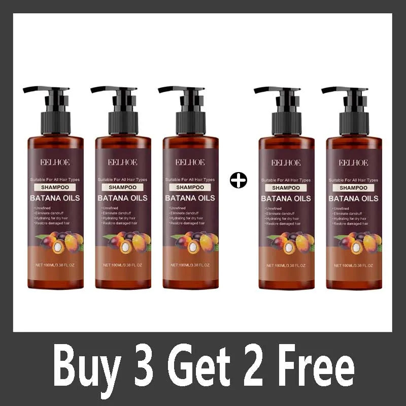 Batana Hair Shampoo Prevent Dryness Smoothing Reduce Spilt Ends Oil Control Nourishing Repair Cracked Hair Shampoo