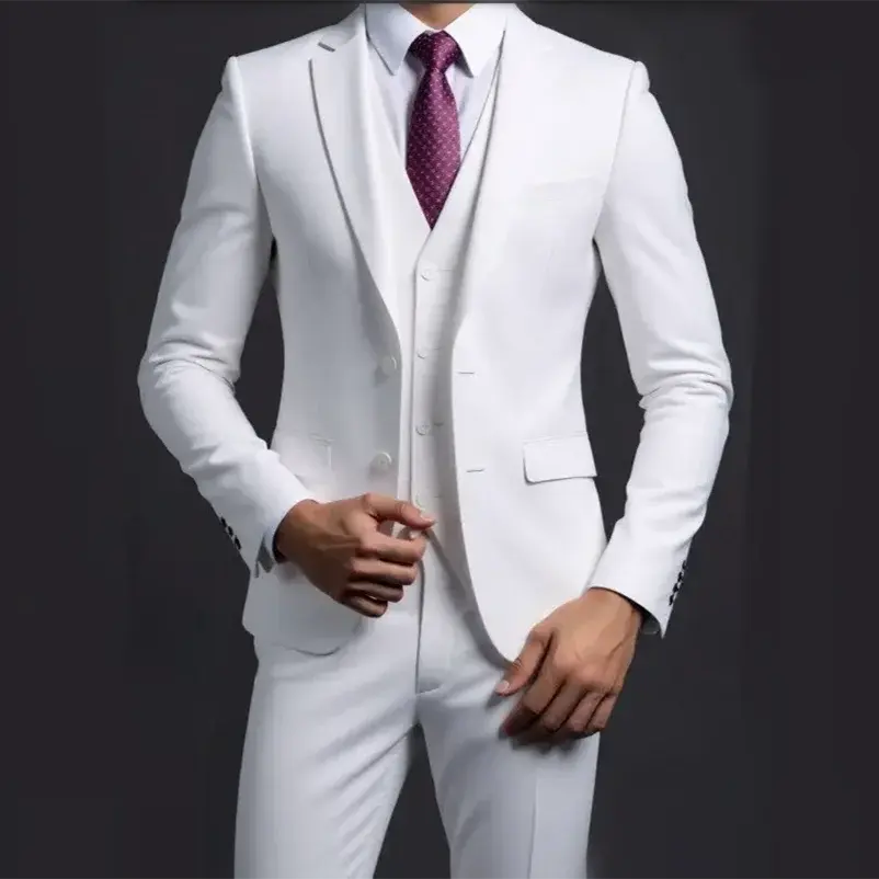 Suit (Blazer+ Vest + Trousers) Men&