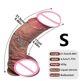 Big Glans Realistic Cock Thick Dildo Soft Silicone Penis Anal Dildos Dick Sex Toys for Women Men Masturbator Sex Shop SHOPEZRA L.L.C.