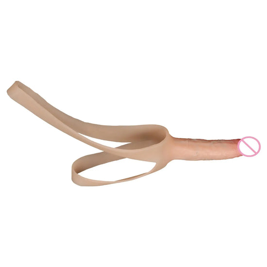 Head Mounted Dildo Realistic Wear Penis Strapon Dildo Women Men Oral Sex Toys Bdsm Toys Vaginal Dual-Use Prostate Massage Games SHOPEZRA L.L.C.