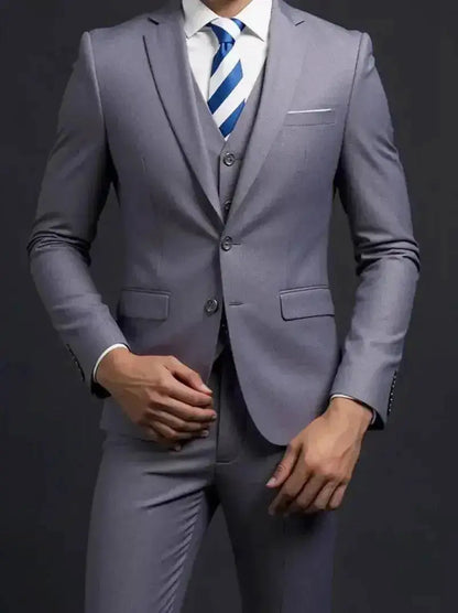 Suit (Blazer+ Vest + Trousers) Men&