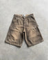 Y2k Black Punk Wash Baggy Work Shorts Men Women Summer Hip Hop Ripped Hole Denim Shorts Raw Edge Casual Jorts Streetwear SHOPEZRA L.L.C.