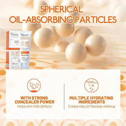 40ml Facial Body Sunscreen Whitening Sun Cream Sunblock Skin Protective Cream Anti-Aging Oil-control Moisturizing SPF 90+++ Face
