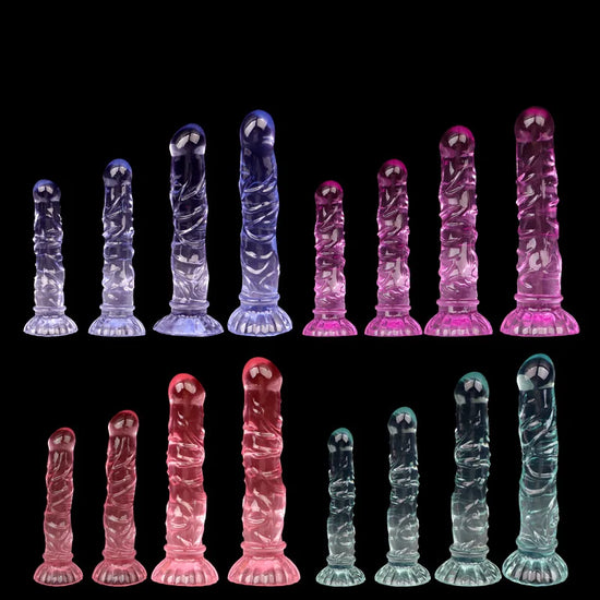 Dildo Anale Plug Sexspielzeug Texturierte Simulierte Dildo Saugnapf Erwachsene Männer und Frauen Anal Dilatator Sex Erwachsenenspielzeug