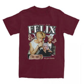 Men FELIX Korean Kpop Singer T Shirts Idol Cotton Clothing Summer Vintage Short Sleeve T-Shirt O Neck Harajuku Tshirt SHOPEZRA L.L.C.