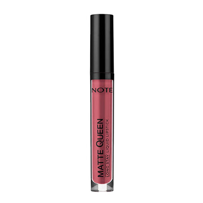 Note Cosmetics Matte Queen Liquid Lipstick - Long Lasting, Highly Pigmented Lip Color