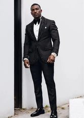 Suits for Men Slim Fit 3 Pieces Male Suit Jacket Vest with Pants Wedding Tuxedo SHOPEZRA L.L.C.