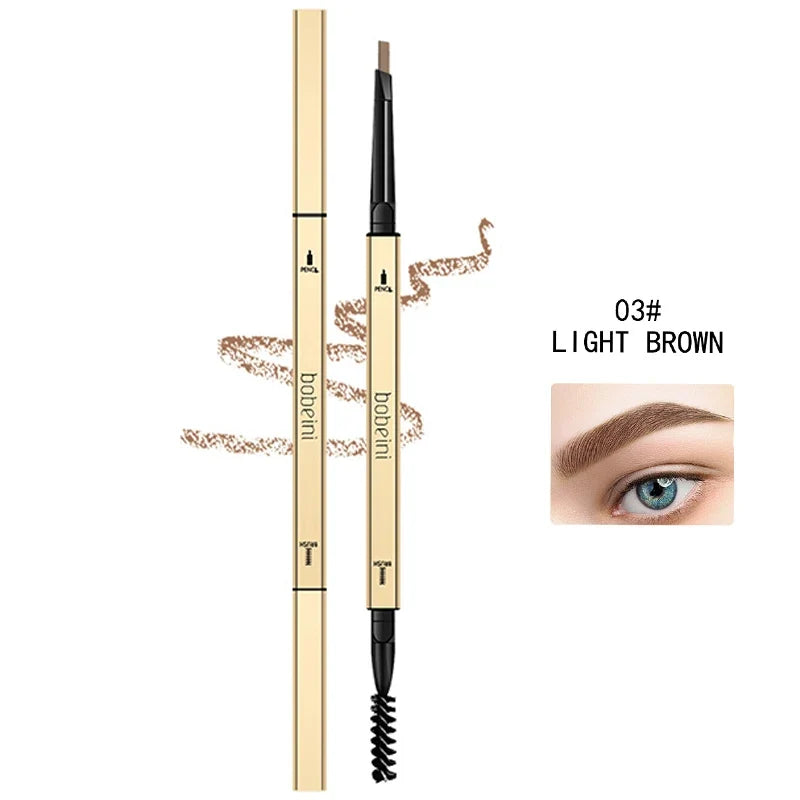Dual-Ended Waterproof Eyebrow Pencil – Precise, Long-Lasting &amp; Smudge-Proof Brow Makeup