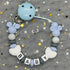 2026 Custom Name Baby Pacifier Clips Chain Silicone Beads Teether Toys Dummy Holder Russian English Name Pacifier Chain Newborn SHOPEZRA L.L.C.