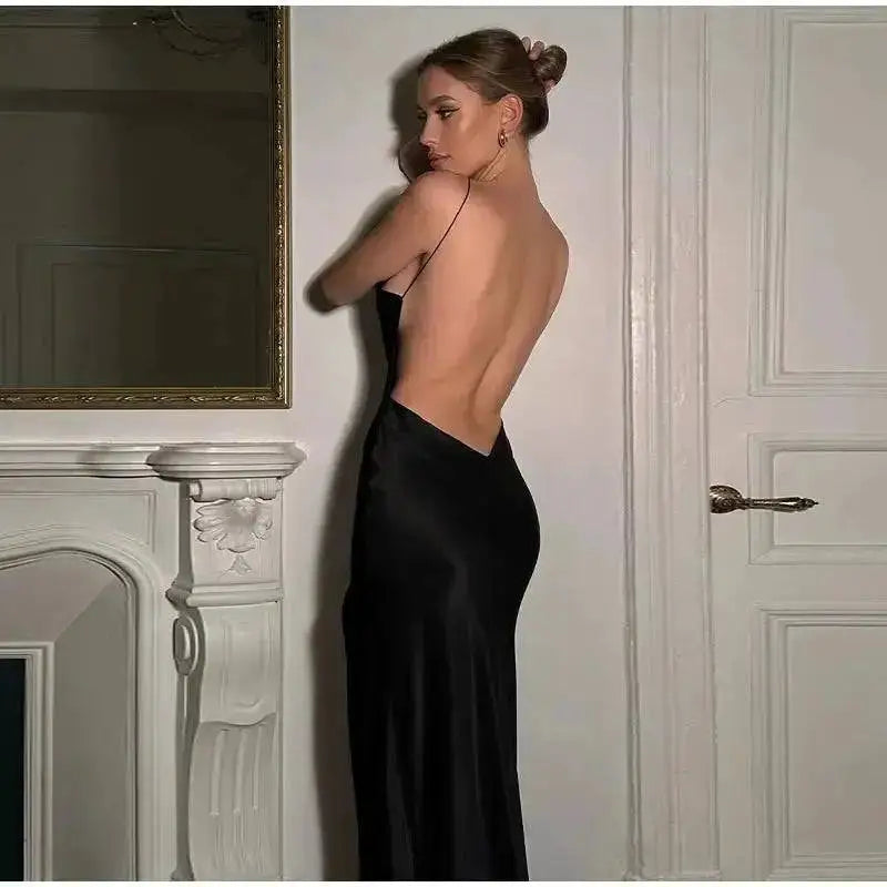Elegant Lace Satin Spliced Women&