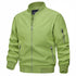TACVASEN Spring Fall Thin Bomber Jackets Mens Jacket Lightweight Casual Windbreaker Zip Pockets Coats Biker Outwear Outdoor Male SHOPEZRA L.L.C.