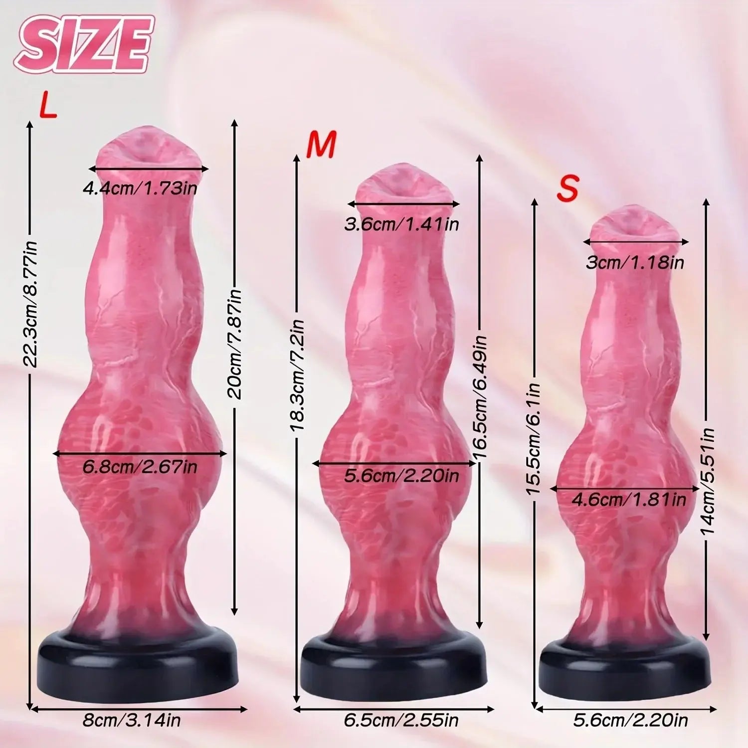 Dildo False anal plug animal dog suspension penis masturbation prostate G-spot stimulation massager anal plug sex toy 18+ SHOPEZRA L.L.C.