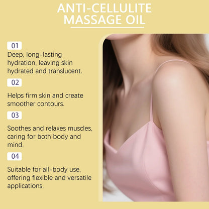 Body Firming Oil Anti Cellulite Improve Sagging Tightening Nourishing Dry Skin Brightening Body Hydrating Massage Essential Oil