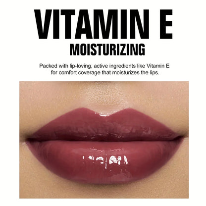 Hydrating Crystal Lip Oil - Plumping &amp; Moisturizing Gloss with Tinted Shades for All Skin Types